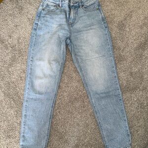 American Eagle Outfitters Light Blue Straight Leg Jeans